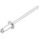Rebite de repuxo em alumnio 4,0 x 10 mm com 100 peas