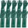 Kit 5 pares de luva pvc lisa com forro de algodão 65 cm - PLV 0065