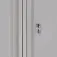 Armário compacto com 2 prateleira reguláveis porta de chapa