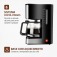Cafeteira el�trica 550W jarra de vidro 20 x�caras Dolce Arome - C-43-20X-SI  110V
