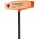 Chave allen cabo T  2,5 x 112 mm aço cromo vanádio