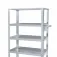 Estante em inox desmontável com 5 prateleiras 885 x 485 x 1630 mm