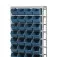 Estante metálica com 28 gavetas n° 7 azul - EF28/7A