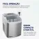 Máquina de Gelo 12 kg Turbo Ice Premium cinza MG-12-GI   220V