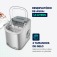 Máquina de Gelo 12 kg Turbo Ice Premium cinza MG-12-GI   110V Máquina de Gelo 12 kg Turbo Ice Premium cinza MG-12-GI   110V