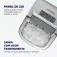 Máquina de Gelo 12 kg Turbo Ice Premium cinza MG-12-GI   220V