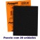 Kit 20 Folhas de lixa para ferro - F51.10