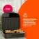 Sanduicheira Grill antiaderente 750W com botão liga/desliga Click - SAN400  110V
