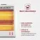 Aquecedor de ambientes 900W 2 em 1 quartzo Confort III - A-16  220V
