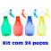 Kit 24 Pulverizadores manuais 550 ml cores sortidas - SX 219 Kit 24 Pulverizadores manuais 550 ml cores sortidas - SX 219