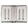 Mesa de alumínio dobrável com tampão de mdf 90 x 60 x 40/68,5cm - 07679