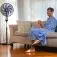 Ventilador de coluna 50 cm oscilante 8 pás com 3 velocidades - Flow Turbo  220V