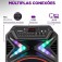 Caixa de som amplificada 700W RMS Bluetooth e FM Connect lights Plus - CM-700  110V/220V Caixa de som amplificada 700W RMS Bluetooth e FM Connect lights Plus - CM-700  110V/220V