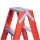 Escada tesoura dupla em fibra de vidro 4 degraus 1,20 m - ESC04120 