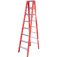 Escada tesoura dupla em fibra de vidro 8 degraus 2,40 m - ESC08240