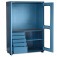 491027_armario_com_1_prateleira_5_gavetas_e_porta_com_visores_em_vidro_premium_line_am_1003
