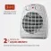 Aquecedor de ambientes 2.000 watts 3 em 1 - A-08  220V