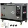 Gerador de energia 7 Kva a diesel cabinado bivolt partida elétrica com AVR - TDG8500SLEXP
