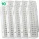 Kit 10 Luminárias de emergência 30 Leds branca  110V/220V