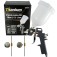 Pistola de pintura HVLP tipo gravidade com 3 bicos 1,2/1,5 e 1,8mm - 05457