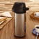 Garrafa t�rmica de press�o em a�o inox 1,0L - Air Pot New