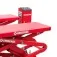 Elevador automotivo hidráulico pantográfico 3,5 T de embutir trifásico vermelho - SL-3500