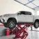 Elevador automotivo hidráulico pantográfico 3,5 T de embutir trifásico vermelho - SL-3500