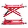 Elevador automotivo hidráulico pantográfico móvel 3T monofásico vermelho - EPM-3000  220V