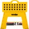 Banqueta plástica dobrável amarela altura 220 mm Banqueta plástica dobrável amarela altura 220 mm