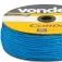 Corda multifilamento trançada 4 mm x 360 m azul em carretel