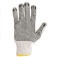 Luva de malha 3 fios branca pigmentada tamanho 10 - LMV 3