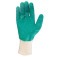 Luva de malha com ltex verde - MLV 1002