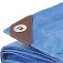 Lona reforada de polietileno azul 4 m x 4 m