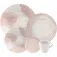 Aparelho de jantar em porcelana decorada 20 peças - Rose
