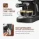 Cafeteira expresso 20 Bar preto e prata - Dolce Crema C-20-EC  220V