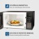 Micro-ondas 34 litros 1400W 10 níveis de potência - MO-02-34-B  110V Micro-ondas 34 litros 1400W 10 níveis de potência - MO-02-34-B  110V