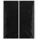 Feltro protetor adesivo retangular 127 x 51mm preto com 2 unidades