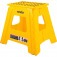 Banqueta plástica dobrável amarela 360 mm Banqueta plástica dobrável amarela 360 mm