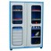 Armário para ferramentas com 3 prateleiras 5 gavetas e portas de vidro - AM-14 Armário para ferramentas com 3 prateleiras 5 gavetas e portas de vidro - AM-14