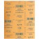 Folha de lixa para laca e verniz 225 x 275 mm - A219