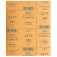 Folha de lixa para laca e verniz 225 x 275 mm - A219
