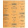 Folha de lixa para laca e verniz 225 x 275 mm - A219