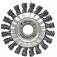 Escova de aço circular torcida 114,3 x 12,7 mm