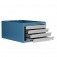 Mdulo com 4 gavetas para bancada modular