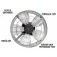 Exaustor axial industrial leve 30 cm - EX30  220V
