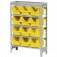 Estante metálica com 12 gavetas n° 5 amarela - EF12/5AM Estante metálica com 12 gavetas n° 5 amarela - EF12/5AM