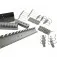 Kit de suportes para fixação de ferramentas com 46 peças - GS-1