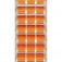 Estante metálica com 27 gavetas n° 5 laranja       Estante metálica com 27 gavetas n° 5 laranja