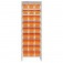 Estante metálica com 27 gavetas n° 5 laranja       Estante metálica com 27 gavetas n° 5 laranja