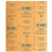 Folha de lixa para laca e verniz 225 x 275 mm - A219